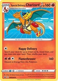 Special Delivery Charizard - SWSH075 card